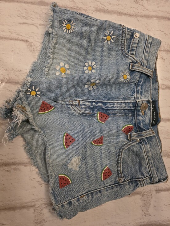 Aeropostale Pants - Women's Aeropostale Vintage High Rise Shorty Shorts Sz 0